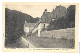 CPA 38 - 85. Couvent De La Grande Chartreuse - Terrasse Intérieure Et Jardin Du Prieur Général - Chartreuse