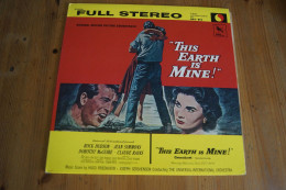 THIS EARTH IS MINE HUGO FRIEDHOFER RARE LP AMERICAIN DU FILM 1978  ROCK HUDSON JEAN SIMMONS DOROTHY MC GUIRE - Musique De Films