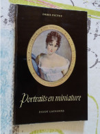 Livre Orbis Pictus - Portrairs En Miniature - Payot 1956 - Home Decoration