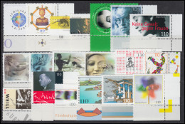 2087-2155 Bund-Jahrgang 2000 Kpl. Ecken Unten Rechts ** Postfrisch - Collections Annuelles
