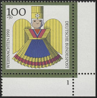 1487 Rauschgoldengel 100+50 Pf ** FN1 - Unused Stamps
