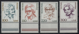 2149/2159 Frauen/Doppelwährung 4 Werte Unterrand-Satz ** - Unused Stamps