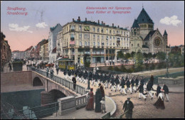 AK Straßburg / Strasbourg - Kleberstaden Mit Synagoge, Straßburg (Els.) 28.2.14 - Sonstige & Ohne Zuordnung