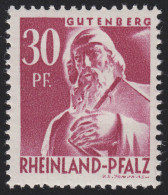 Rheinland-Pfalz 9yv Freimarke 30 Pf. ** - Rheinland-Pfalz