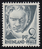 Rheinland-Pfalz 1yv I Freimarke 2 Pf. ** - Renania-Palatinado