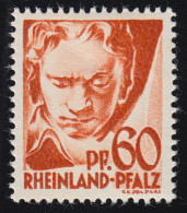 Rheinland-Pfalz 12yv IV Freimarke 60 Pf. ** - Renania-Palatinado