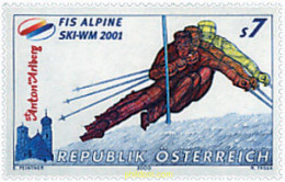 56738 MNH AUSTRIA 2000 CAMPEONATOS DEL MUNDO DE ESQUI EN SAINT ANTON DE ARLBERG - Ongebruikt