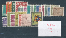 Berlin Jahrgang 1956 ** Kpl. Mi. 90,- - Ongebruikt