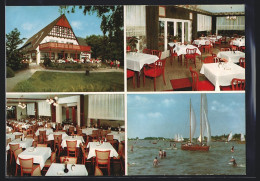 AK Lembruch /Dümmersee, Hotel Strandlust, Segelboot  - Lembruch