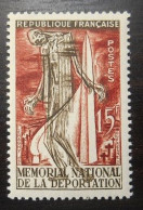 1050 France 1956 Neuf  Mémorial National De La Déportation Struthof Alsace - Nuovi