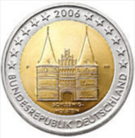 Duitsland 2006  2 Euro Commemo  A Atelier A Holstentor    UNC Uit De Rol  UNC Du Rouleaux - Germany