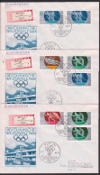 Olympische Winterspiele  In Sarajevo 1984 R-Bf Portorichtig Frankiert SSt. Berlin 22.11.83  - Briefe U. Dokumente