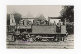 Photo Locomotive VFL 11 Voies Ferrées Des Landes 40 Sud Ouest France Train Gare Cheminot Cheminots Motrice Vapeur Midi - Trains