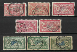 FRANCE 1900-27: Lot De B Oblitérations CAD Hexagonales Sur Type "Merson" - 1900-27 Merson