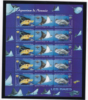 Nouvelle Calédonie N°914/916 - Poissons - Feuille Entière - Neuf ** Sans Charnière - TB - Ongebruikt