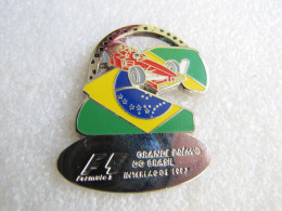 TOP  PIN'S FORMULE 1  GRAND PRIX DU BRESIL INTERLAGOS  1997 FERRARI Email De Synthèse - F1