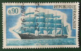 1762 France 1973 Oblitéré Cinq Mât France II Bateau - Oblitérés