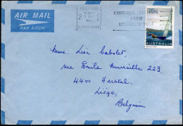 Cover From Adelaide To Liège, Belgium - Storia Postale