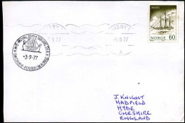 Norway - Cover To Hyde, England - "M.S. Royal Viking Sea, On Cruise, Posted On Board" - Covers & Documents