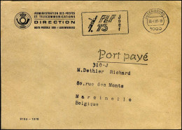 Luxembourg - Cover To Marcinelle - "Administration Des Postes Et Télécommunications" - Storia Postale