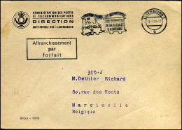 Luxembourg - Cover To Marcinelle - "Administration Des Postes Et Télécommunications" - Briefe U. Dokumente