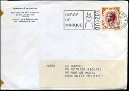 Monaco - Cover To Marcinelle, Belgium - "Office Des émissions De Timbres-poste" - Covers & Documents