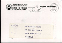 Luxembourg - Special Postmark "50th Anniversary Fo The Luxembourg Fencing Federation" - Storia Postale