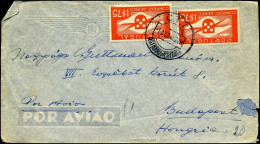 Cover To Budapest, Hongary - Lettres & Documents