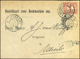 Bestelkaart Voor Boekwerken Enz. - "Firma A.J. Van Huffel, Utrecht" - Lettres & Documents