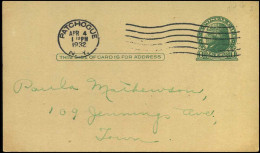 Postal Stationary - From Patchogue, N.Y. - 1921-40