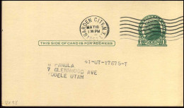 Postal Stationary - From Garden City, N.Y. - 1941-60