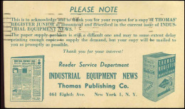 Postal Stationary - From New York, N.Y. - 1921-40