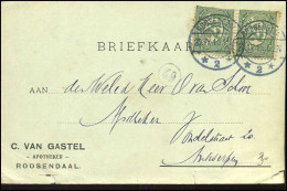 Briefkaart - "C. Van Gastel, Apotheker, Roosendaal" - Lettres & Documents
