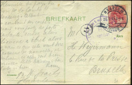 Briefkaart : Van Haarlem Naar Bruxelles, België - Cartas & Documentos