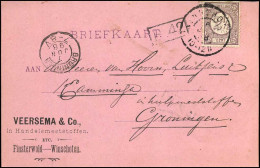 Briefkaart - "Veersema & Co In Handelsmeststoffen, Finsterwold-Winschoten" - Cartas & Documentos