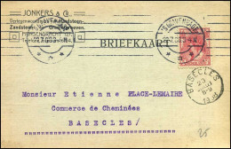 Briefkaart - "Jonkers & Co, Vertegenwoordigers Van Hardsteen, Zandsteen En Granietgroeven, Amsterdam" - Lettres & Documents