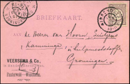 Briefkaart - "Veersema & Co In Handelsmeststoffen, Finsterwold-Winschoten" - Cartas & Documentos