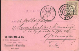 Briefkaart - "Veersema & Co In Handelsmeststoffen, Finsterwold-Winschoten" - Lettres & Documents
