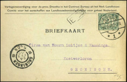 Briefkaart - "Vertegenwoordiging Voor De Prov. Drenthe In Het Centraal Bureau Uit Het Ned. Landbouw-Comité ...." - Cartas & Documentos