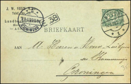 Briefkaart - "J.W. Veeze M.Jzn, Assen" - Lettres & Documents