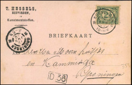 Briefkaart - "T. Hessels, Koevorden, In Kunstmeststoffen" - Cartas & Documentos