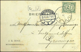 Briefkaart - "J.R. Hoge, Munsterscheveld" - Covers & Documents