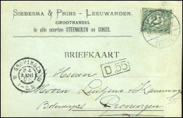 Briefkaart - "Siebesma & Prins, Leeuwarden" - Cartas & Documentos