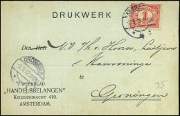 Drukwerk - "Weekblad Handelsbelangen, Amsterdam" - Cartas & Documentos
