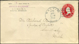 Cover From Melvin Tgo Sandusky, Michigan - Lettres & Documents