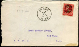 Cover From Cyrus To Red Wing, Minnesota - Covers & Documents