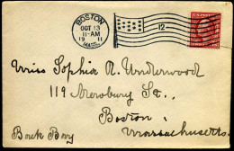 Cover From Boston To Boston - Lettres & Documents