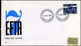 Denmark - FDC - EFTA - FDC