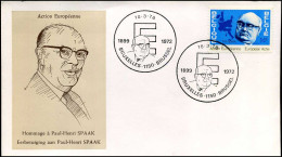 FDC - 1887 - Paul-Henri Spaak - 1971-1980