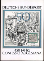 Maximumkarte - 450 Jahre Confessio Augustana - Altri & Non Classificati